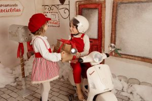 Fotografía navideña infantil en Cartagena